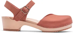 Sandgrens Handmade Swedish Wood Clogs for Women, Low Heel Sandals | Saragasso