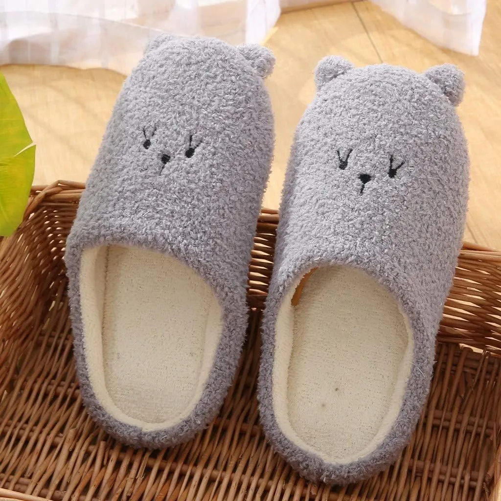 SBGMoSJ Womens Fuzzy Memory Foam Fluffy Winter Slippers Indoor Slippers Winter Supportive House Slippers Cute House Slippers for Women Boots Led Christmas Lights Gifts for Husband 2023