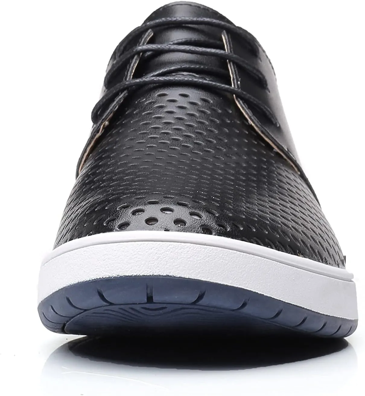 Semi Formal Leather Shoes Men Style Men's Summer Leather Solid Summer Shoes Breathable Men's Dress Shoes Formal Oxfords