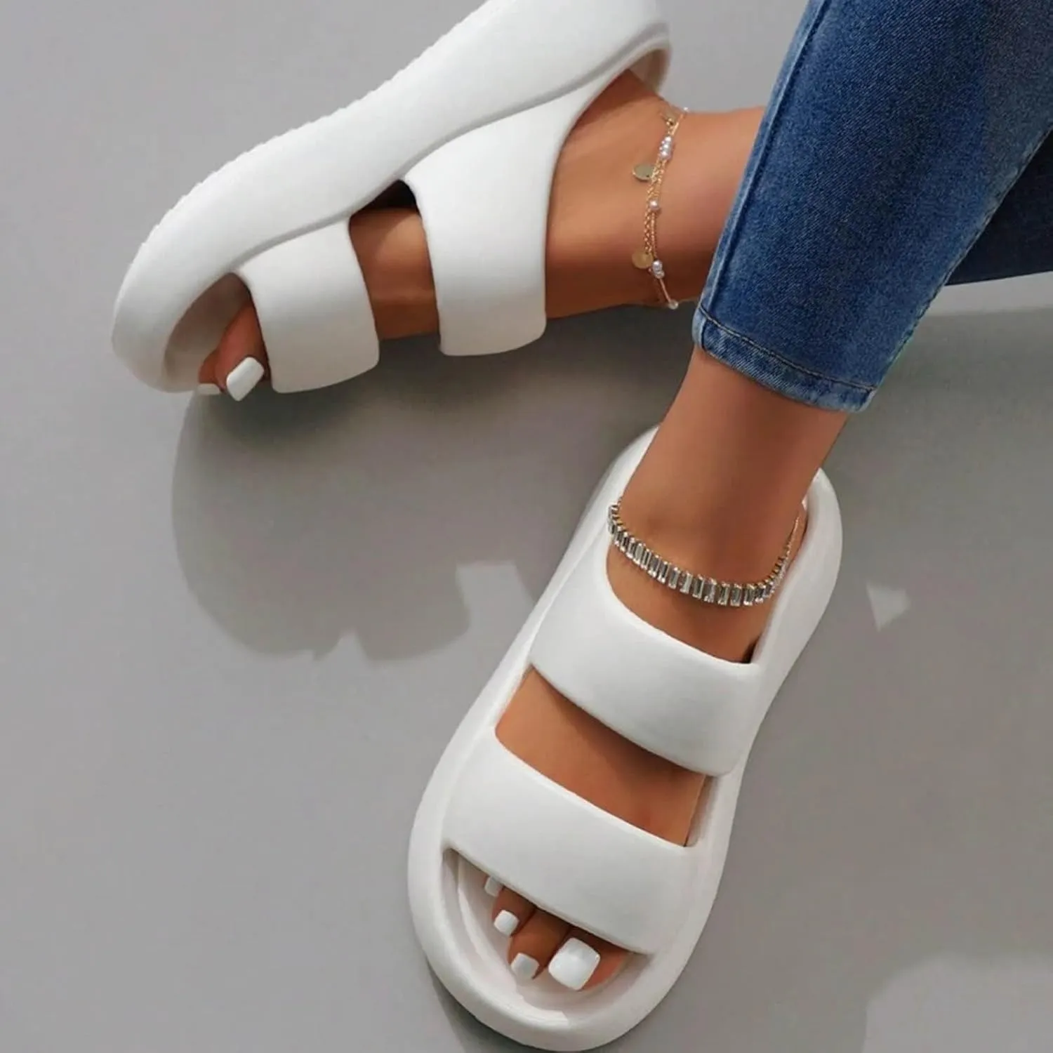 Shower Shoes for Women Indoor Home Beach Non Slip Sandal Shower Pool Slides Women's Non Slip Slippers