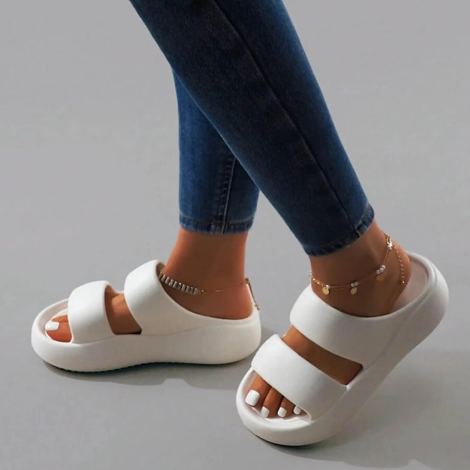 Shower Shoes for Women Indoor Home Beach Non Slip Sandal Shower Pool Slides Women's Non Slip Slippers