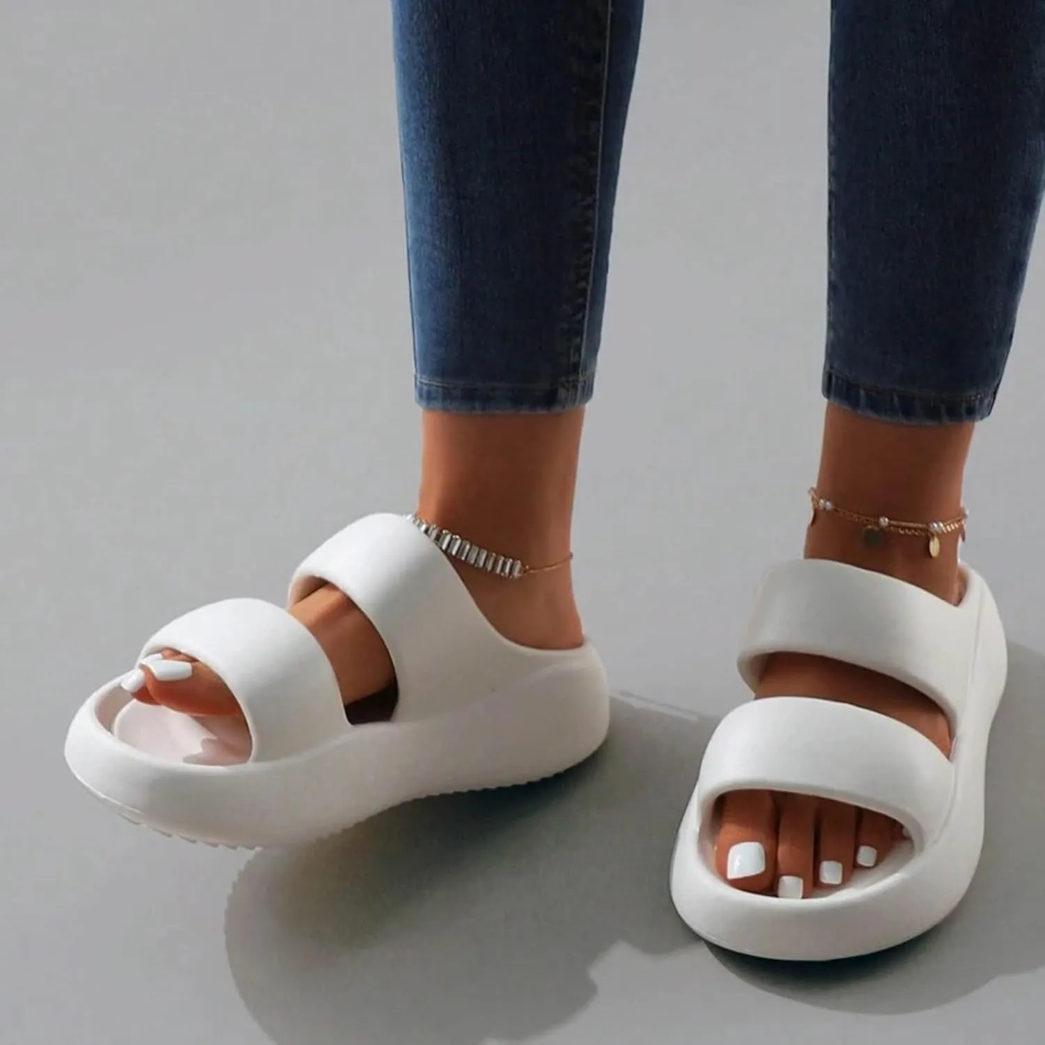Shower Shoes for Women Indoor Home Beach Non Slip Sandal Shower Pool Slides Women's Non Slip Slippers
