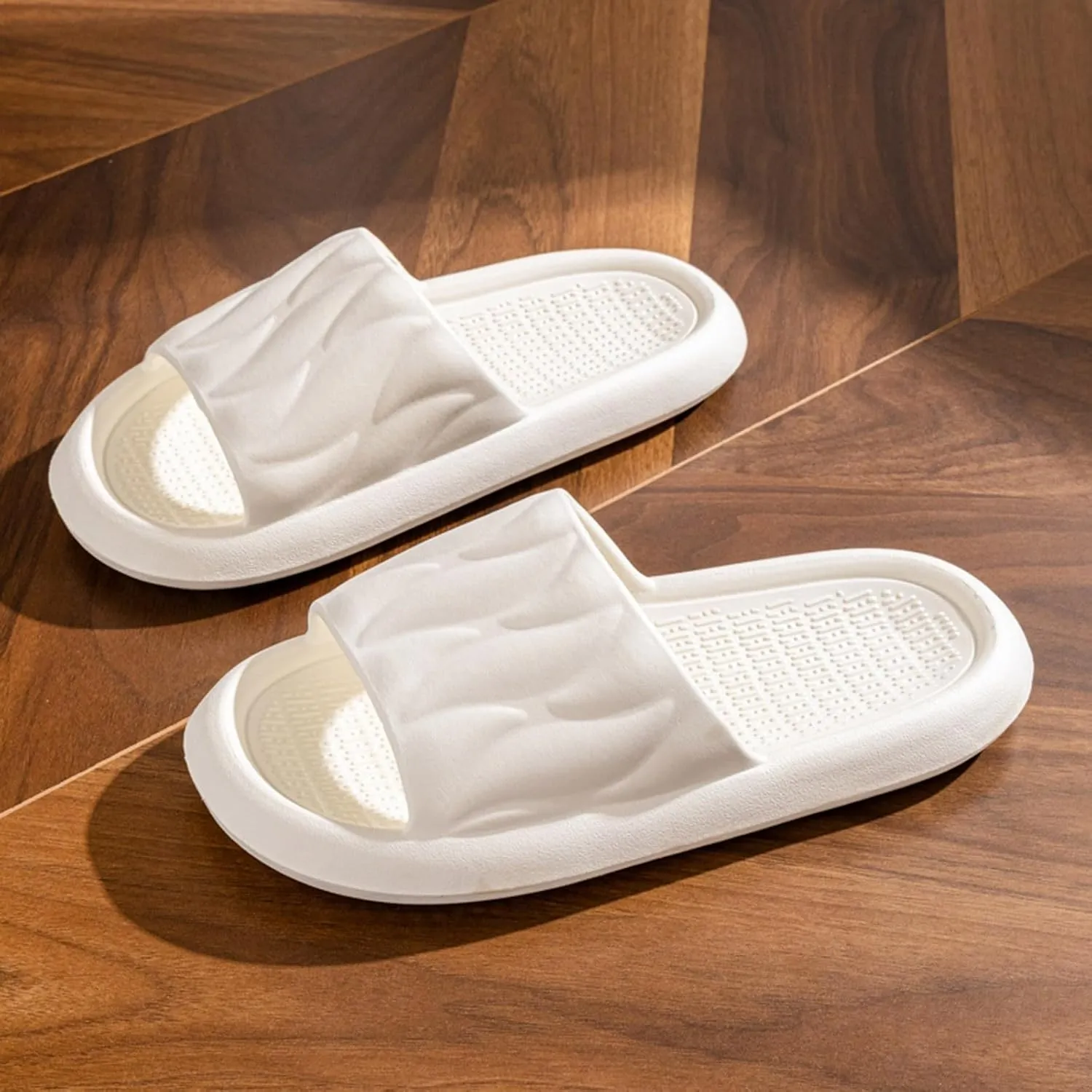 Shower Shoes for Women Open Toe Shower Shoes Bathroom Sandals Versatile Sandals Summer Slides Sandals for Women