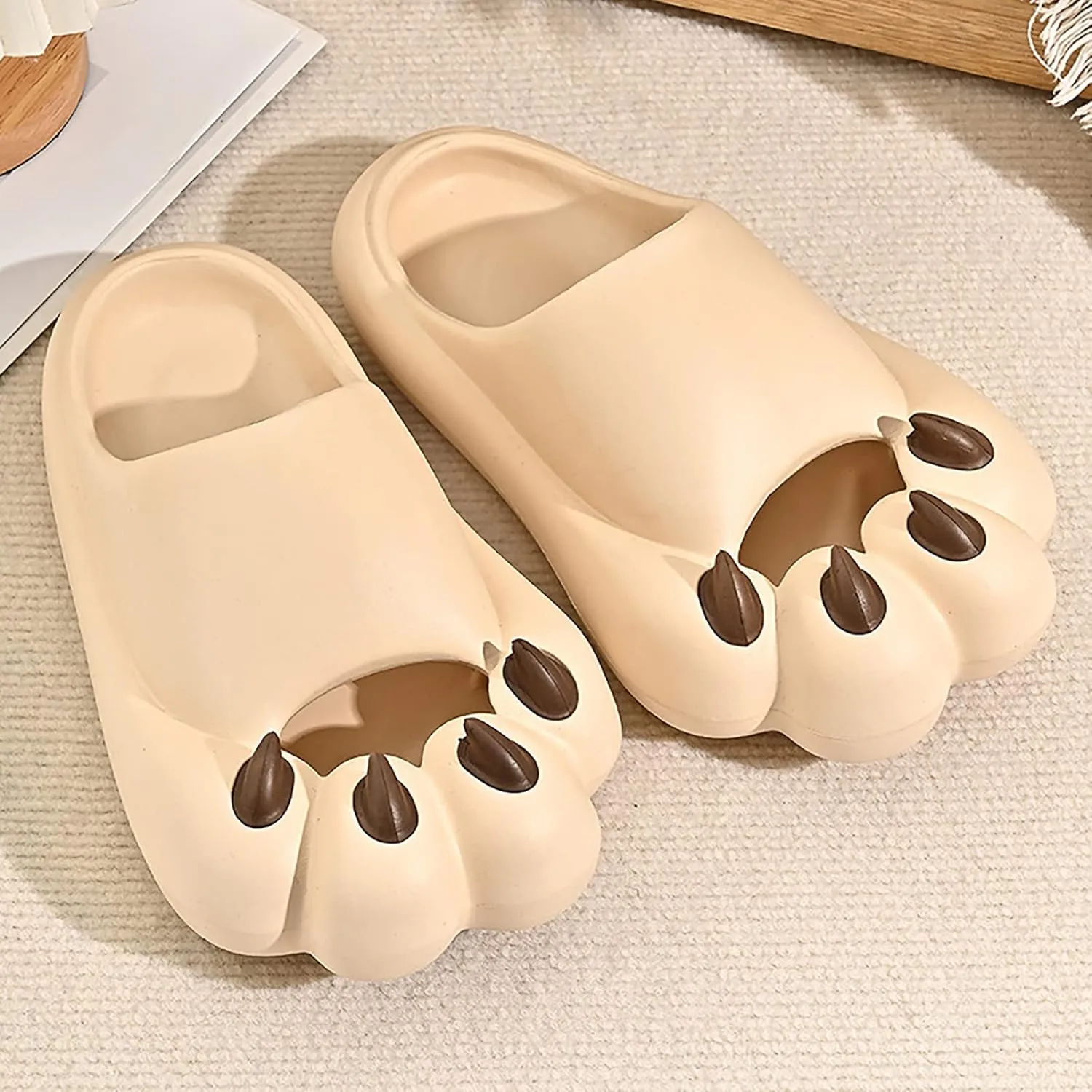 Shower Slides for Women with Drainage Hole Water Shoe Soft Soled Slides Lightweight Memory Foam Slide for Women