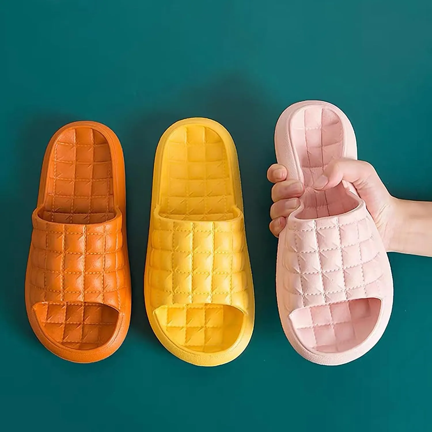 Slides for Men Shower Shoes Women Bathroom Slippers Men Womens Slides House Public Gym Slippers