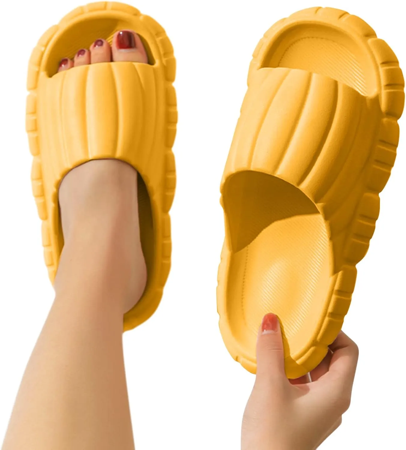 Slides for Men Shower Shoes Women Mens Slippers Womens Slides Soft Sole Quick Drying Comfortable Slippers