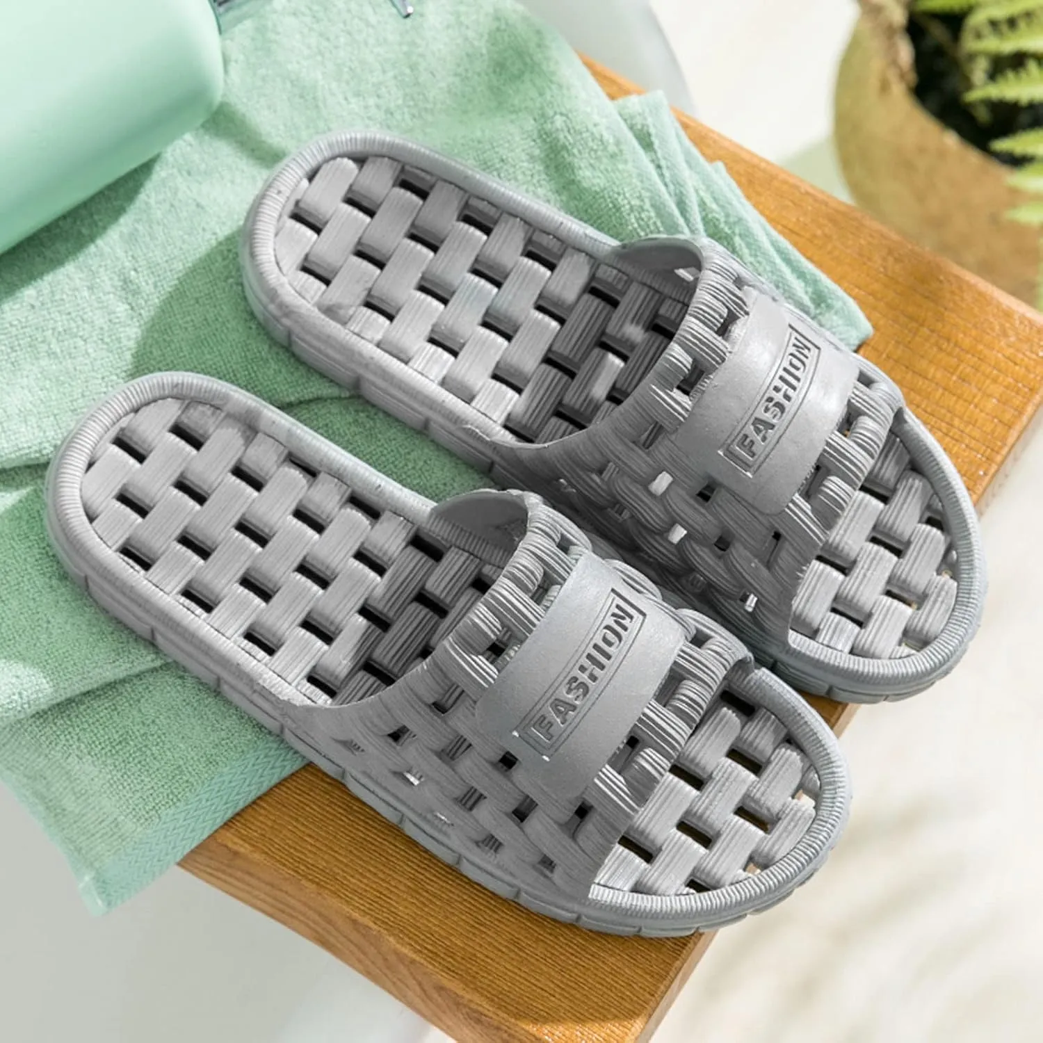 Slides for Men Slides for Women Cloud Slippers Men Shower Shoes Women Indoor Outdoor Indoor Bathroom Slippers