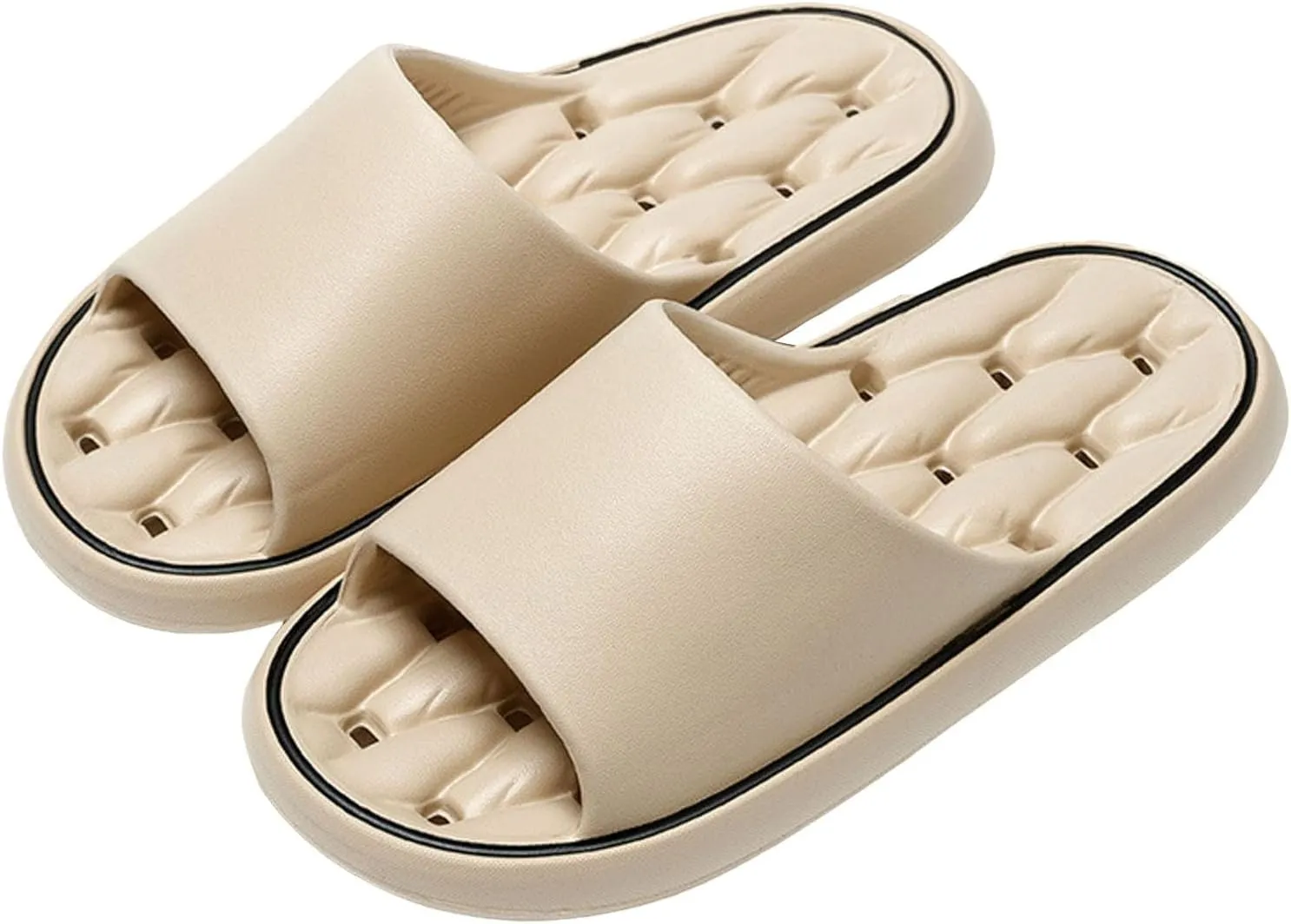 Slides for Men Slides for Women Mens Slippers Shower Shoes Women Spa Ultimate Comfort Drainage Hole Slippers