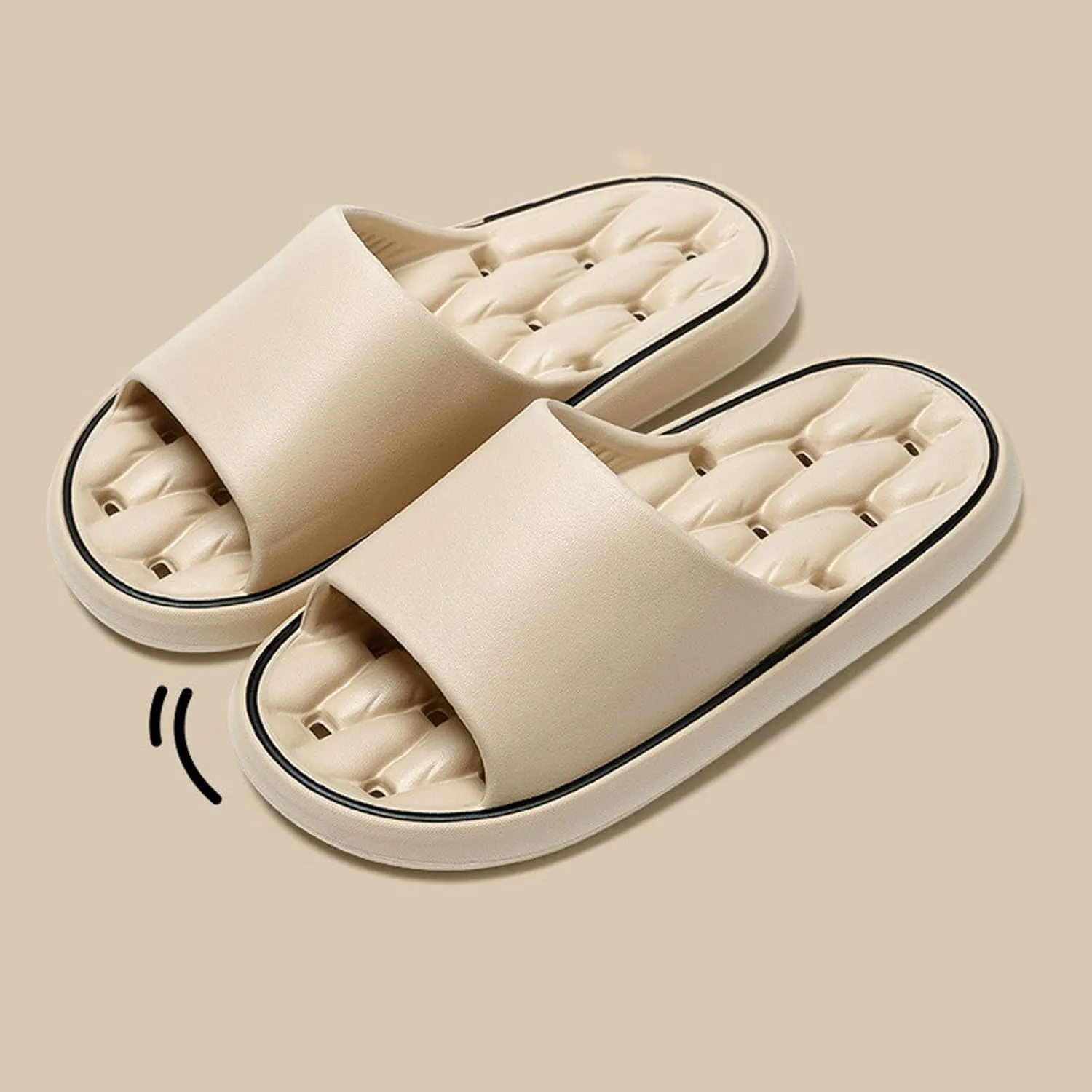 Slides for Men Slides for Women Mens Slippers Shower Shoes Women Spa Ultimate Comfort Drainage Hole Slippers