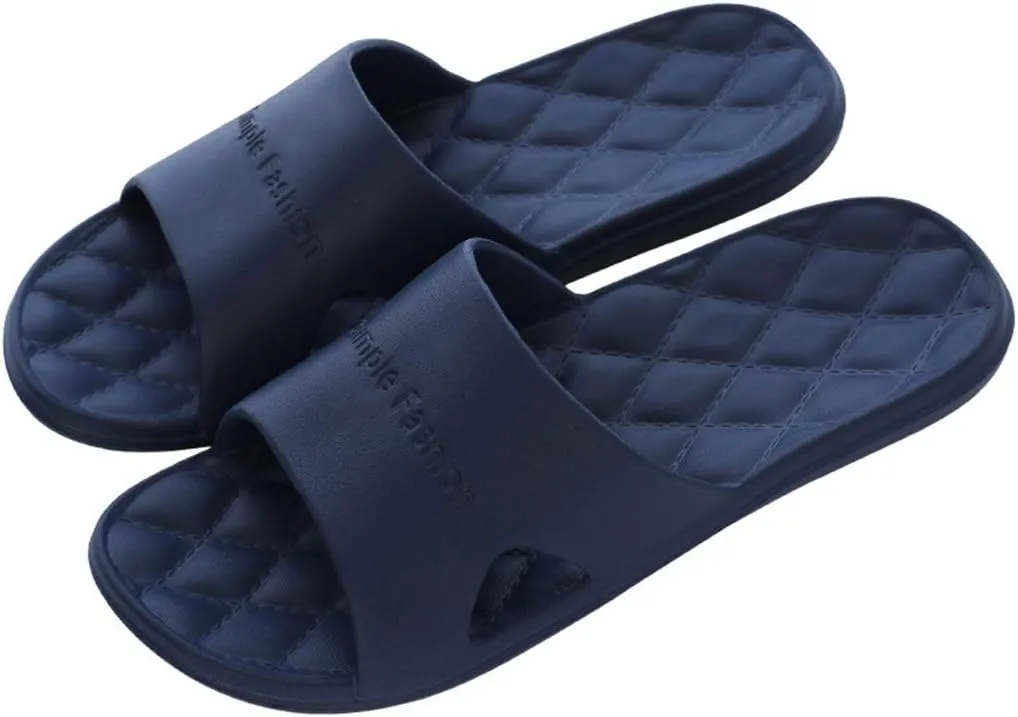 Slides for Men Womens Slides Bathroom Slippers Men for Women Gym Indoor Outdoor Dorms Slippers