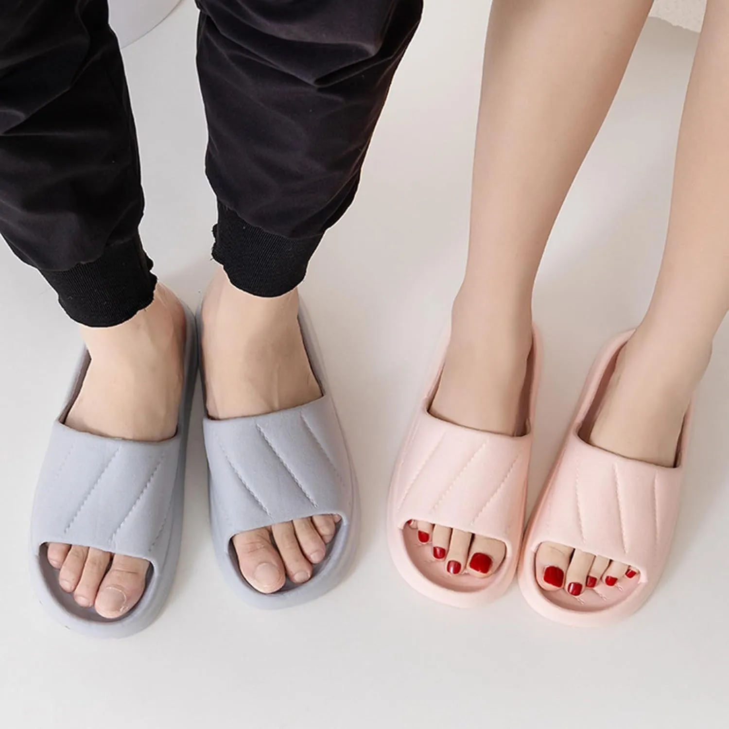 Travel Slippers for Women Indoor Slides Bathroom Sandals Breathable Casual Slides Sandals Slides for Women