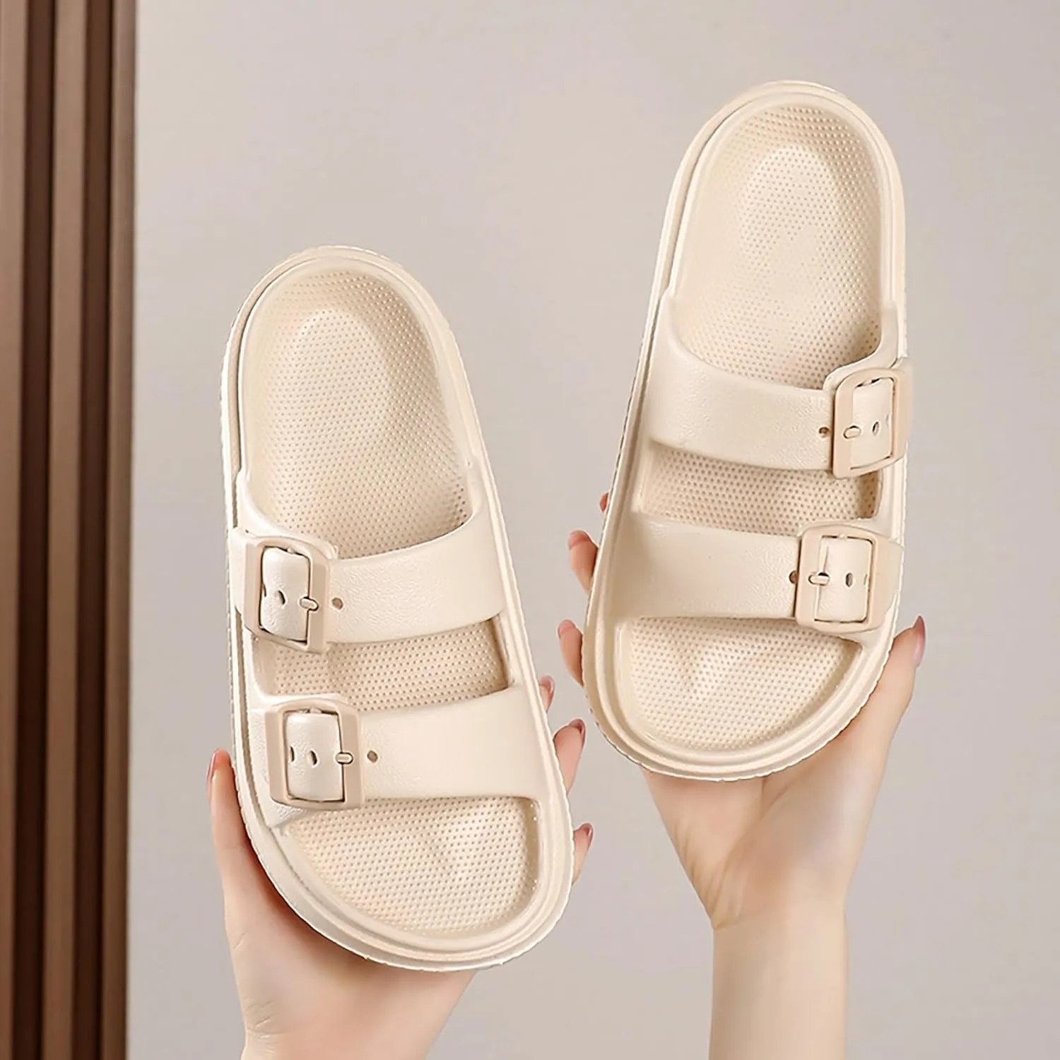 Travel Slippers for Women Non Slip Quick Drying Shower Slides Soft Soled Slides Non Slip Shower Shoes for Women