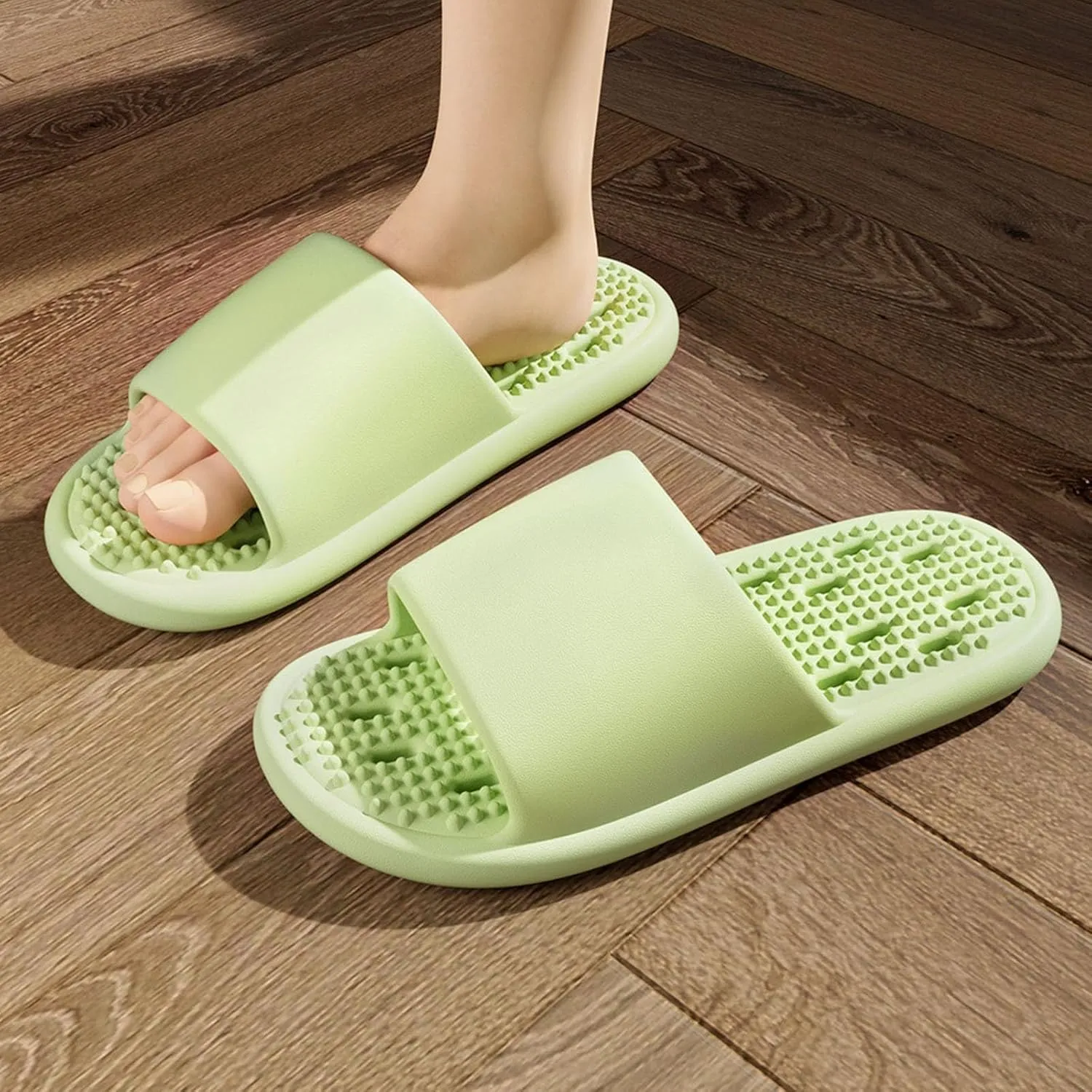 Travel Slippers for Women Shower Shoes for College Dorm Room Soft Soled Slides Women's Soft Flat Soled Sandal