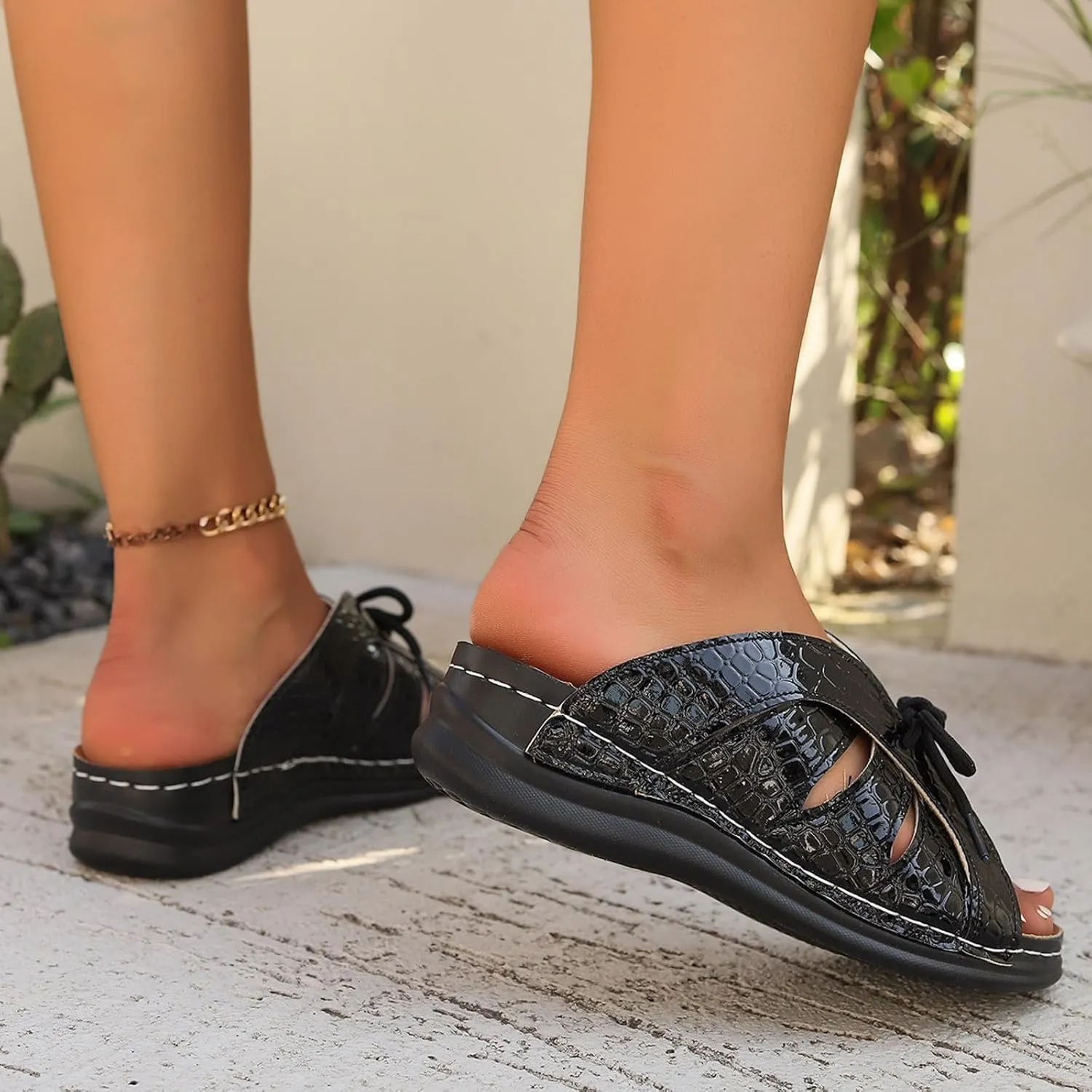 Vacation Sandals for Women Open Toe Flatform Fashion Slides Sandals Party Sandals Breathable Open Toe Sandals
