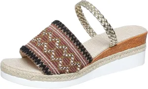 Versatile Wedge Sandals for Women Classic Ankle Strap Wedge Heels Sandal Orthopedic Sandals with Arch Support