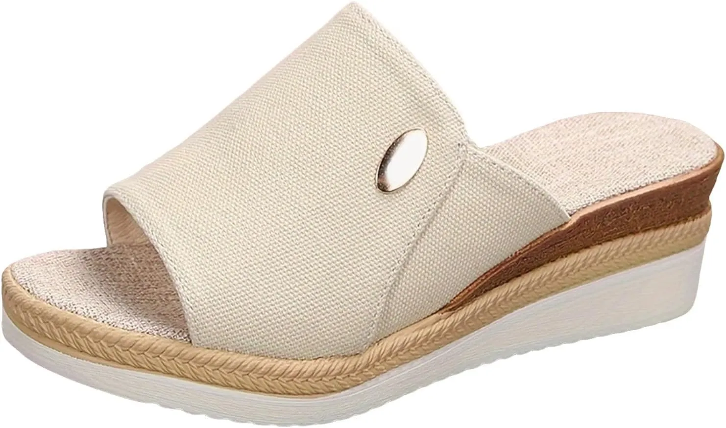 Wedge Cloud Slippers for Women Summer Outdoor Camping Walking Beach Sandals Slim Wedge Sandals Walking Sandals