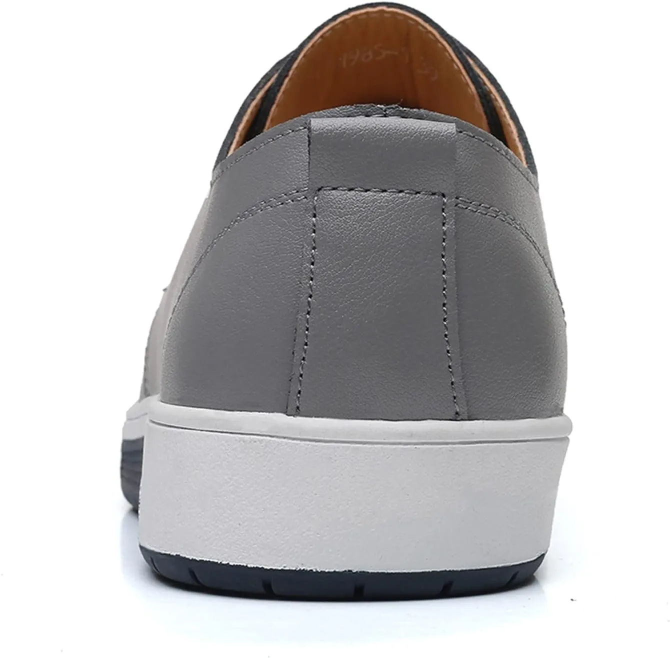 Wide Casual Business Shoes for Men Summer Style Men's Breathable Comfortable Business Lace Up Leisure Hollow Solid Leather Shoes Men Size 14 Black Slip Ons Dress Shoes