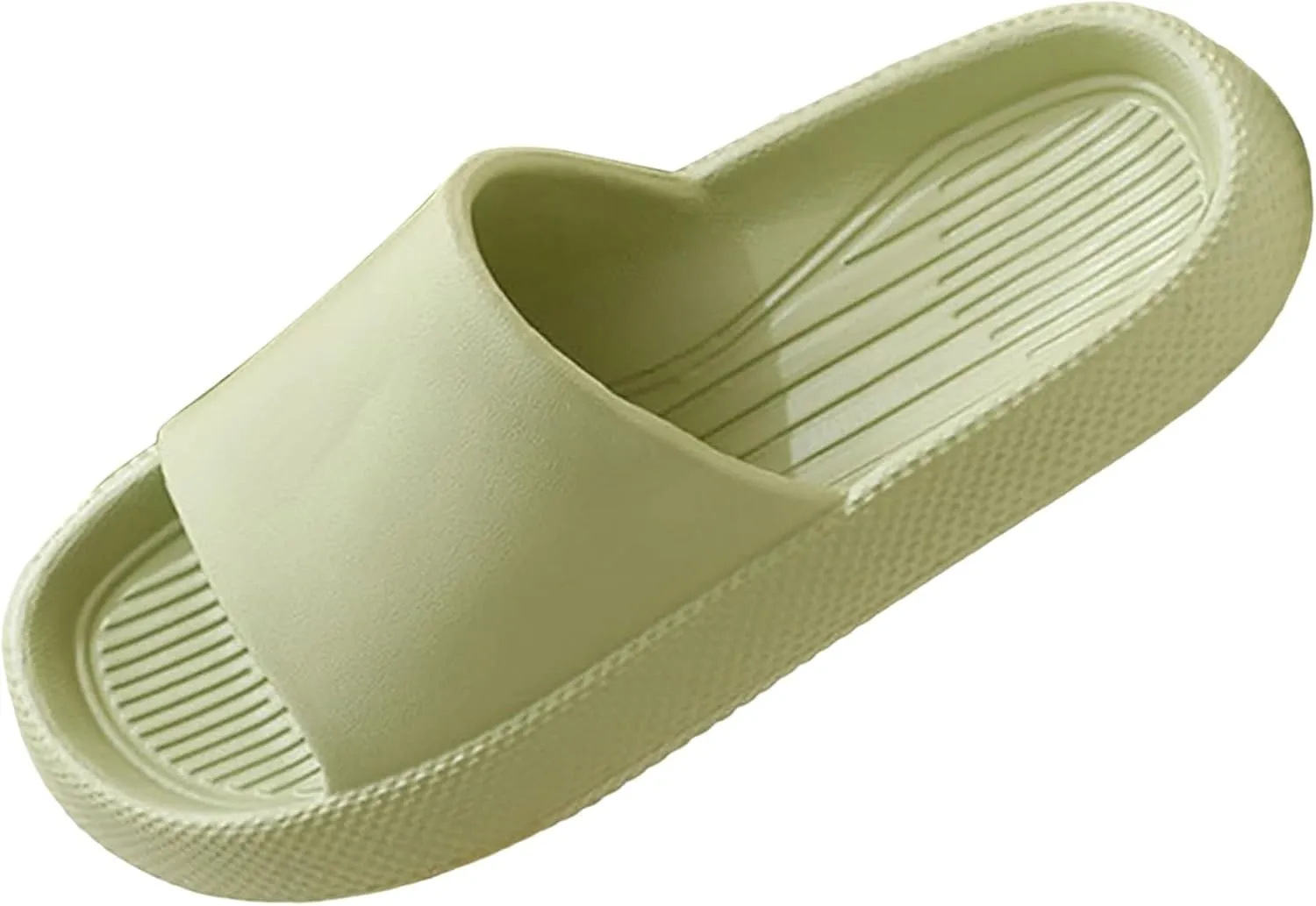 Women's Breathable Casual Sandals Shower Slippers Bathroom Sandals Memory Foam Slides Women's Cloud Slides
