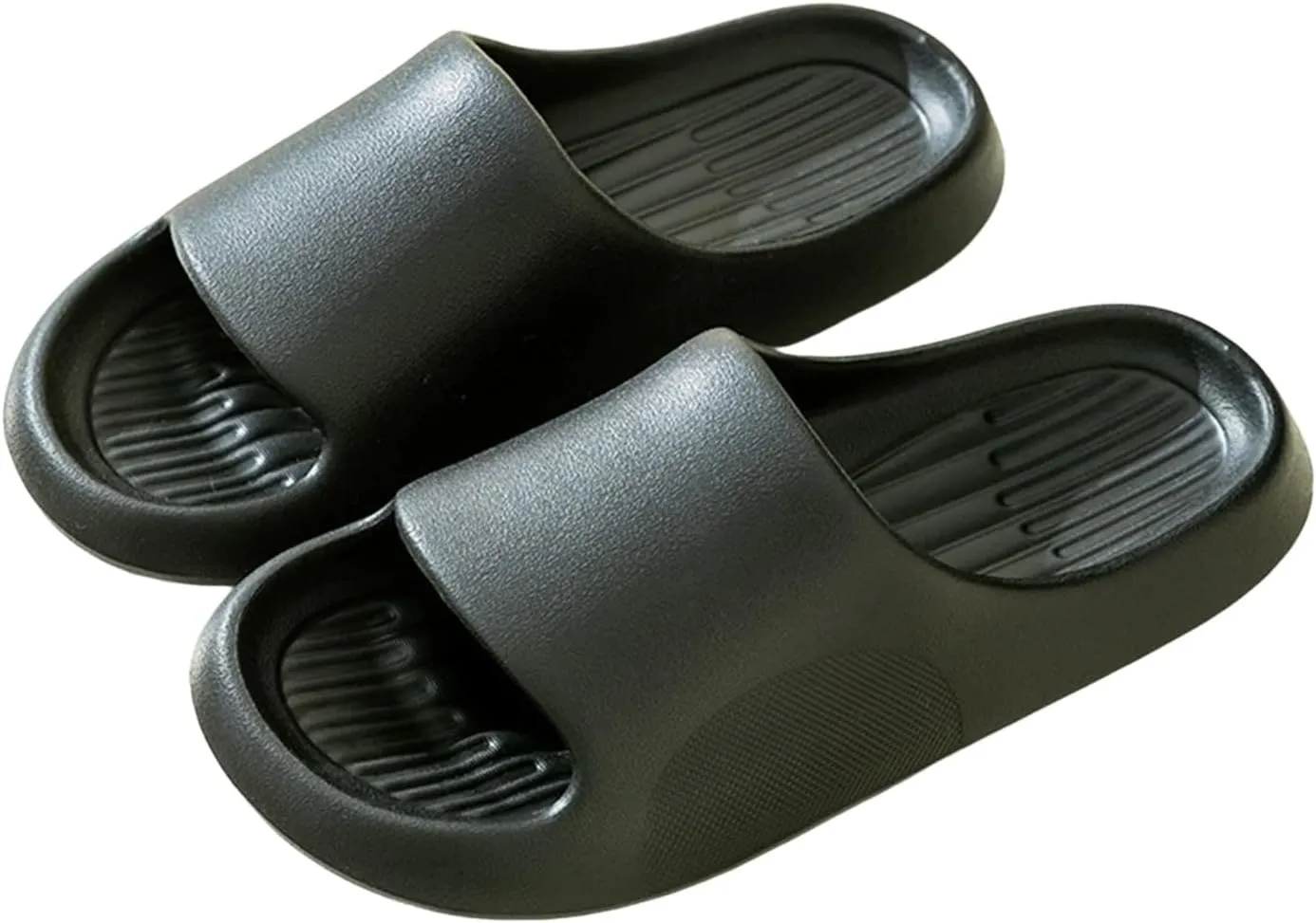 Women's Flat Slippers Non Slip House Slippers Indoor Outdoor Memory Foam Slides Shower Shoes for Women
