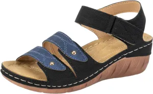 Women's Non Slip Slippers Summer Open Toe Wedges Sandals Casual Indoor Outdoor Arch Support Slippers