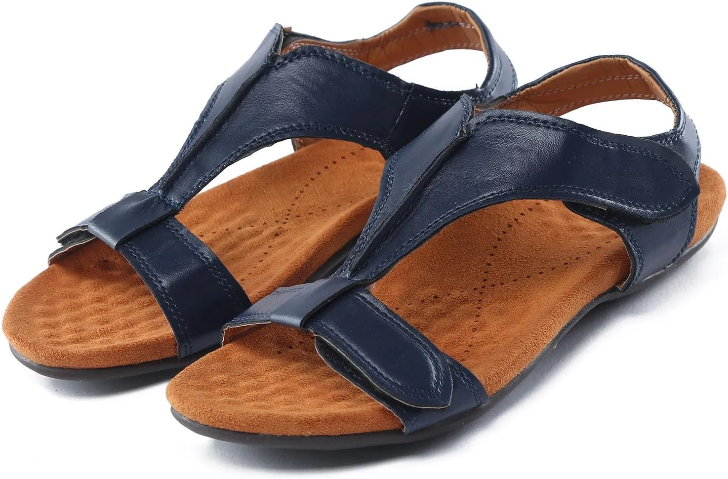 Women's Orthopedic Arch Support Sandals Summer Comfortable Walking Flat Beach Sandals Casual Dressy Mens Beach Flip Flops Size 9