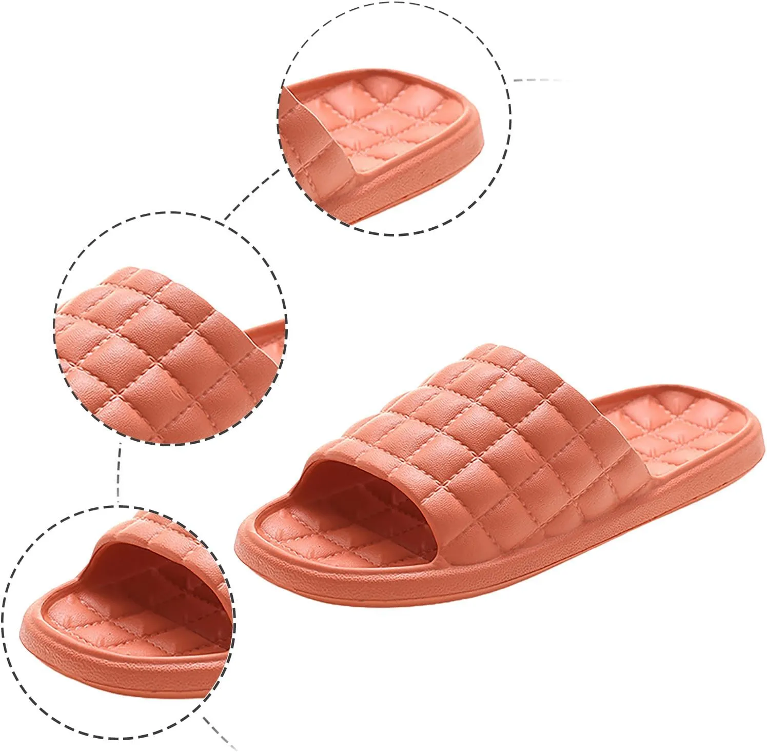 Women's Pillow Slippers House Slides Shower Sandals Beach Non Slip Sandals Women's Non Slip Slippers