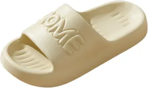 Women's Pillow Slippers Indoor Slides Bathroom Sandals Quick Drying Shower Slippers Shower Shoes for Women