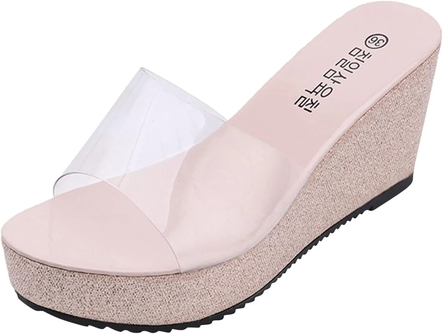 Women's Platform Wedge Sandals Summer Low Wedges Womens Comfortable Open Toe Sandal Banquet Sandals for Women