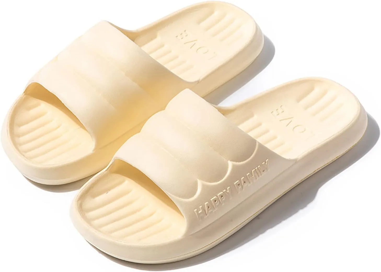 Womens Slides Non Slip House Slippers Indoor Outdoor Bathroom Slipper Lightweight Memory Foam Slides for Women