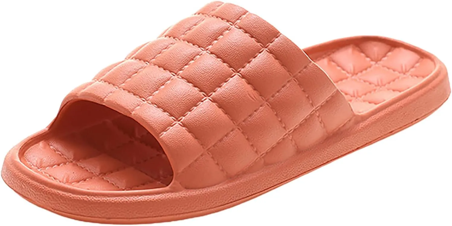 Women's Summer Beach Slides Sandals with Drainage Hole Water Shoe Slim Sandals Shower Slide Sandal for Women
