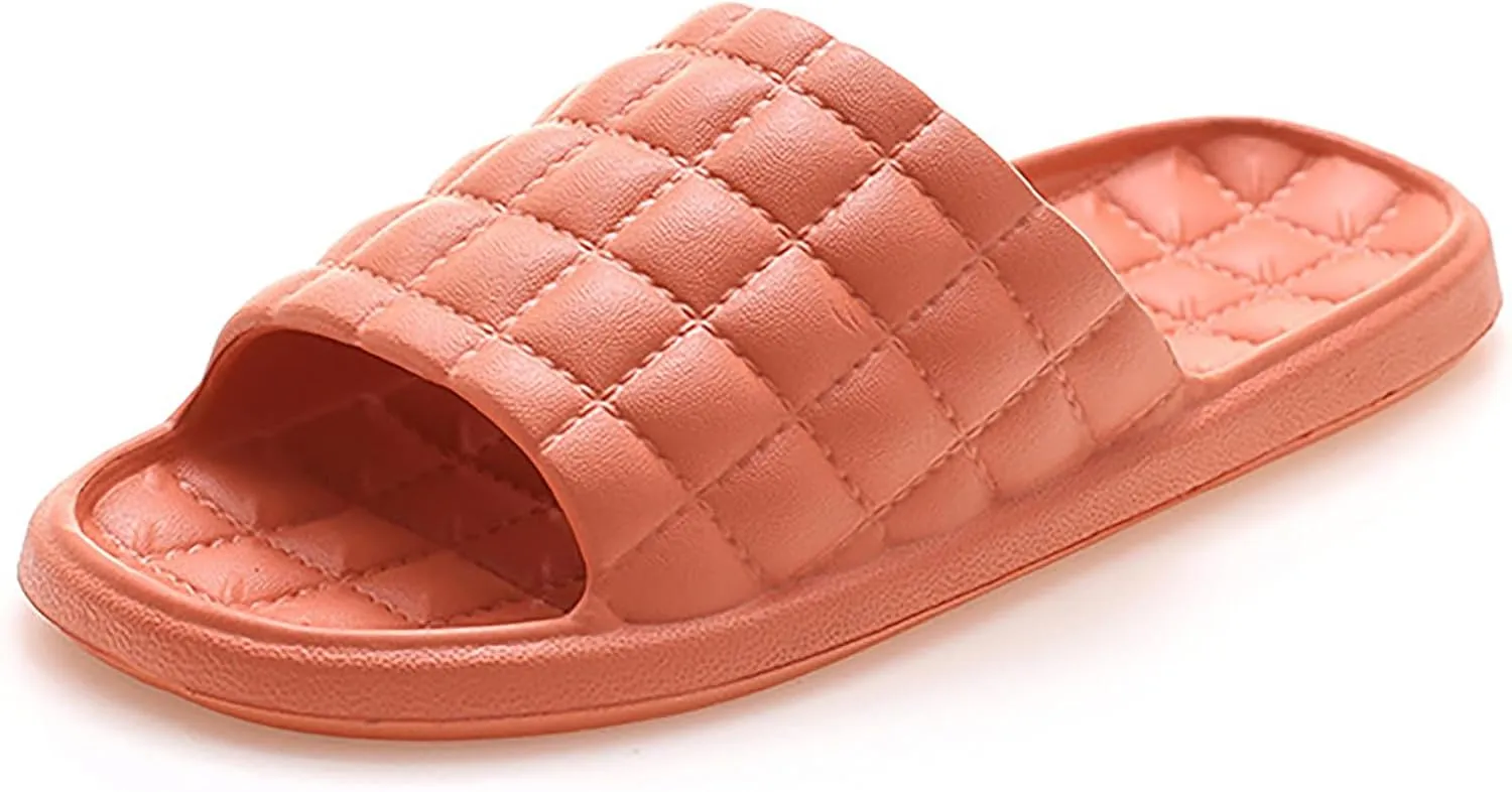 Women's Summer Beach Slides Sandals with Drainage Hole Water Shoe Slim Sandals Shower Slide Sandal for Women
