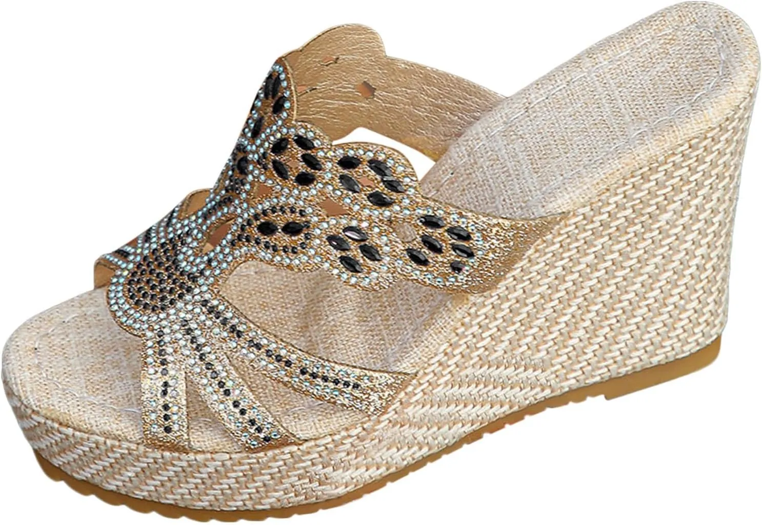 Women's Wedge Sandals with Plantar Fasciitis Women Open Toe Flatform Fashion Sandal Elegant Summer Cool Shoes