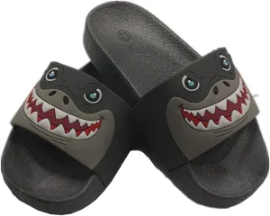 Z. Emma Kids shark Toddlers Sandals Boys Girls rubber Slides Sandals Summer Lightweight Non-Slip Shower Sandals Slip-on Beach Pool Slippers Indoor Outdoor Water Shoes.