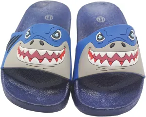 Z. Emma Kids shark Toddlers Sandals Boys Girls rubber Slides Sandals Summer Lightweight Non-Slip Shower Sandals Slip-on Beach Pool Slippers Indoor Outdoor Water Shoes.